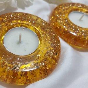 Resin Candle Holders, Tealight Holders, Diwali Decoration, handmade Diyas for Home Decor