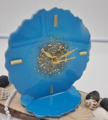 Premium stylish Luxury Table Sky Blue Clock