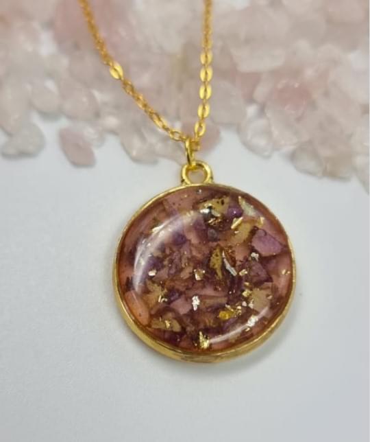 Resin Pink Jewellery